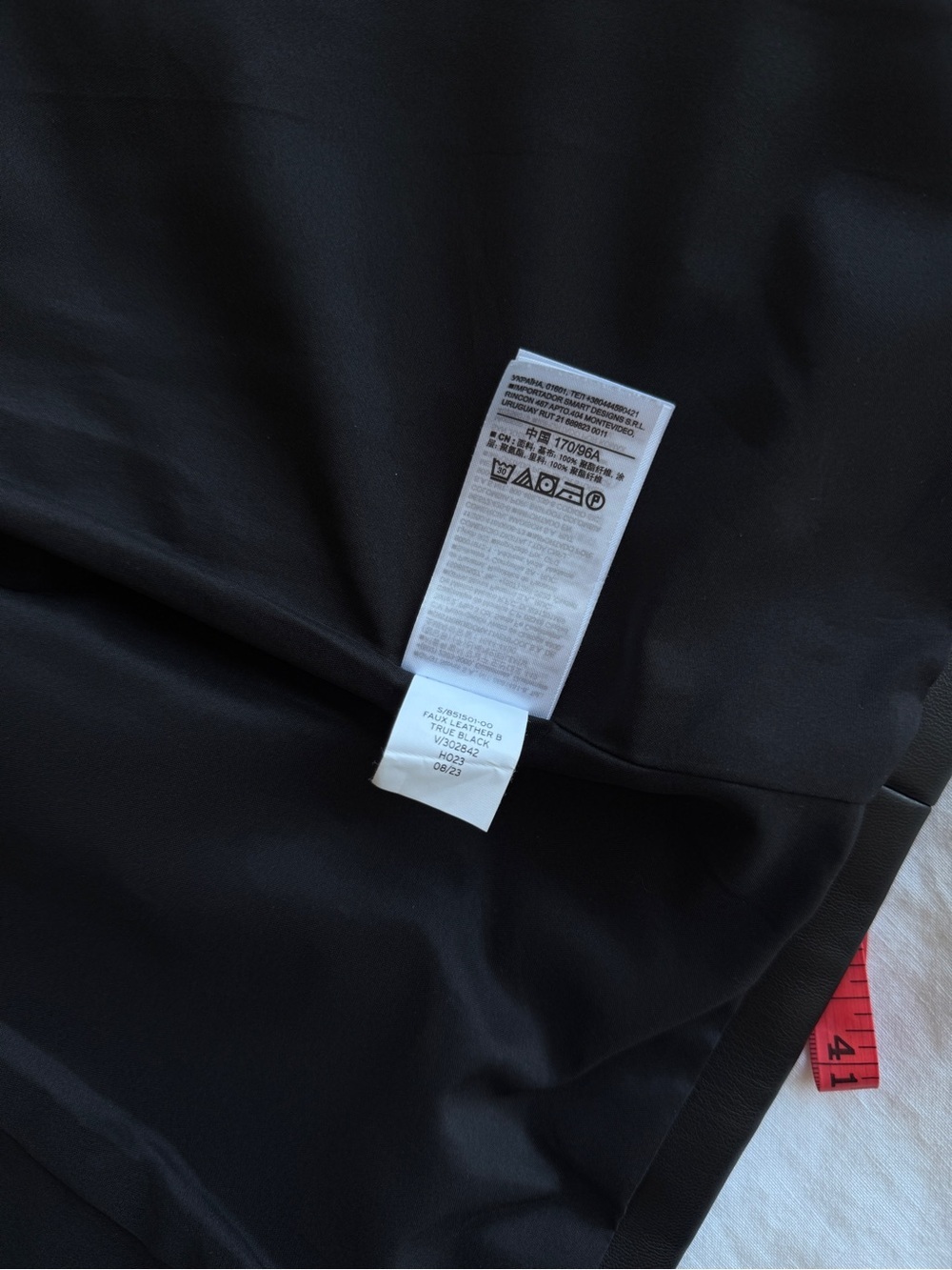 GAP Women's Black Relaxed Vegan-Leather Blazer Size M - Picture 13 of 13